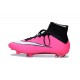 Crampons de Foot Ronaldo Nike Mercurial Superfly FG ACC Rose Noir Blanc