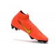 Nike Mercurial Superfly VI 360 Elite FG Chaussures - Orange Noir