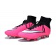 Crampons de Foot Ronaldo Nike Mercurial Superfly FG ACC Rose Noir Blanc