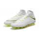 Crampons de Foot 2018 Nike HyperVenom Phantom III DF FG - Blanc Gris