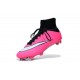 Crampons de Foot Ronaldo Nike Mercurial Superfly FG ACC Rose Noir Blanc