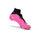 Crampons de Foot Ronaldo Nike Mercurial Superfly FG ACC Rose Noir Blanc