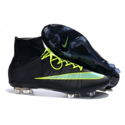 Crampons de Foot Ronaldo Nike Mercurial Superfly FG ACC Noir Vert