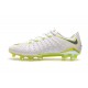 Nike Hypervenom Phantom III FG ACC Crampons de Football - Blanc Gris Vert