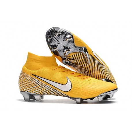 Nike Mercurial Superfly VI 360 Elite FG Neymar Chaussures - Jaune