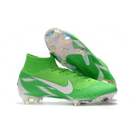 Nike Mercurial Superfly VI 360 Elite FG Chaussures - Vert Argent