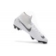 Nike Crampons Football Mercurial Superfly 6 Elite CR7 FG - Blanc Noir