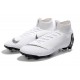 Nike Crampons Football Mercurial Superfly 6 Elite CR7 FG - Blanc Noir