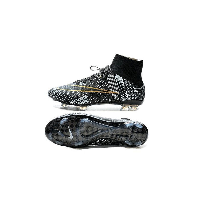 manzana trolebús tijeras Crampons de Foot Ronaldo Nike Mercurial Superfly BHM FG ACC Black History  Month Noir