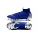 Nike Crampons Football Mercurial Superfly 6 Elite CR7 FG - Bleu Argent 