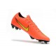 Nike Mercurial Vapor 12 Elite FG Chaussure de Football - Orange Jaune