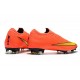 Nike Mercurial Vapor 12 Elite FG Chaussure de Football - Orange Jaune