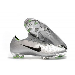 Nike Mercurial Vapor 12 Elite FG Chaussure de Football - Argent Noir