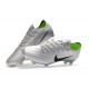 Nike Mercurial Vapor 12 Elite FG Chaussure de Football - Argent Noir