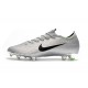 Nike Mercurial Vapor 12 Elite FG Chaussure de Football - Argent Noir