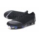 Nike Mercurial Vapor 12 Elite FG Chaussure de Football - Noir Blanc