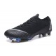 Nike Mercurial Vapor 12 Elite FG Chaussure de Football - Noir Blanc