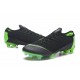 Nike Mercurial Vapor 12 Elite FG Chaussure de Football - Noir Vert