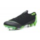 Nike Mercurial Vapor 12 Elite FG Chaussure de Football - Noir Vert