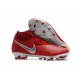Nike Phantom Vision Elite DF FG Chaussures de Football - Rouge Argent