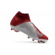 Nike Phantom Vision Elite DF FG Chaussures de Football - Rouge Argent