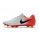 Nike Tiempo Legend 7 FG Crampons de Football Homme - Blanc Rouge