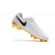 Nike Tiempo Legend 7 FG Crampons de Football Homme - Blanc Or