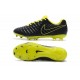 Nike Nouveaux Chaussures Tiempo Legend VII Elite FG - Noir Jaune