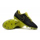 Nike Nouveaux Chaussures Tiempo Legend VII Elite FG - Noir Jaune