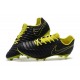 Nike Nouveaux Chaussures Tiempo Legend VII Elite FG - Noir Jaune