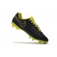 Nike Nouveaux Chaussures Tiempo Legend VII Elite FG - Noir Jaune