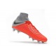 Crampons de Foot Nike HyperVenom Phantom III DF FG - Rouge Argent