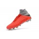 Crampons de Foot Nike HyperVenom Phantom III DF FG - Rouge Argent