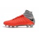 Crampons de Foot Nike HyperVenom Phantom III DF FG - Rouge Argent