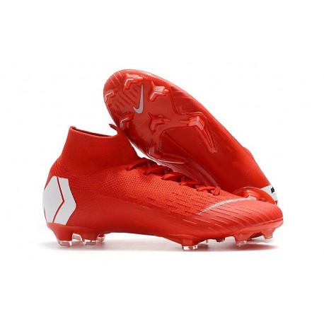 Nike Mercurial Superfly 6 Elite FG Chaussure - Rouge Blanc