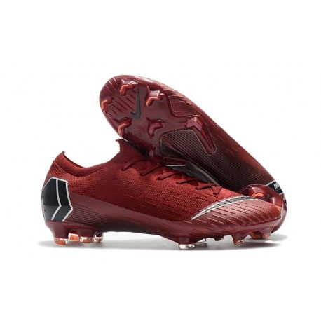 Crampons Nike Mercurial Vapor XII 360 Elite FG - Rouge Noir