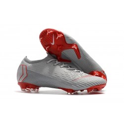 Crampons Nike Mercurial Vapor XII 360 Elite FG - Gris Rouge