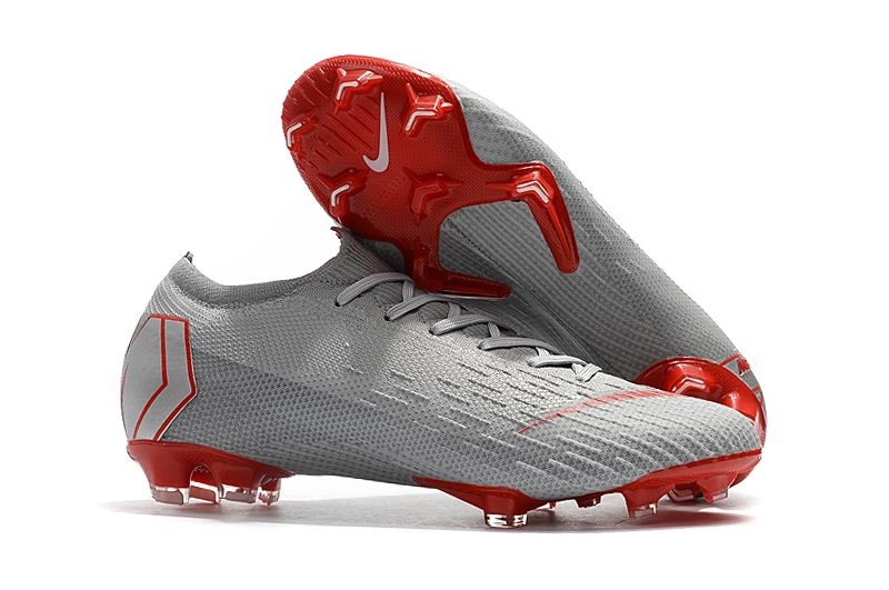 Crampons Nike Mercurial Vapor XII 360 Elite FG Gris Rouge