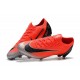 Cristiano Ronaldo Crampons Nike Mercurial Vapor XII 360 Elite FG - Rouge Noir Argent