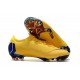 Crampons Nike Mercurial Vapor XII 360 Elite FG - Jaune Bleu