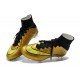 Nike Mercurial Superfly FG Chaussures Football Or Noir