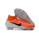 Crampons de Football Nike Mercurial Superfly VI 360 FG - Orange Blanc