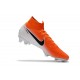 Crampons de Football Nike Mercurial Superfly VI 360 FG - Orange Blanc