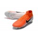 Crampons de Football Nike Mercurial Superfly VI 360 FG - Orange Blanc