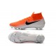 Crampons de Football Nike Mercurial Superfly VI 360 FG - Orange Blanc