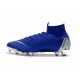 Crampons de Football Nike Mercurial Superfly VI 360 FG - Bleu Argent