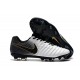 Nike Nouveaux Chaussures Tiempo Legend VII Elite FG - Noir Blanc Or