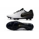 Nike Nouveaux Chaussures Tiempo Legend VII Elite FG - Noir Blanc Or