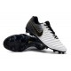 Nike Nouveaux Chaussures Tiempo Legend VII Elite FG - Noir Blanc Or