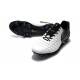 Nike Nouveaux Chaussures Tiempo Legend VII Elite FG - Noir Blanc Or
